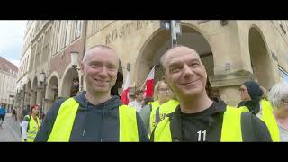 Beschäftigte des Einzelhandels streikten am 23 Juni in Münster [upl. by Anana794]