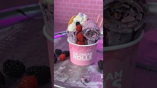 Berry Blast Ice Cream Rolls 🍓🍇  You Wont Believe Your Eyes [upl. by Gelasius]