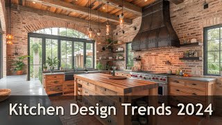 Kitchen Design Trends 2024 [upl. by Aettam]