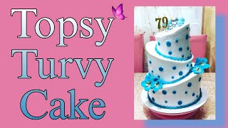 TOPSY TURVY CAKE  CAKE DECORATING TUTORIAL TEACHER J KITCHEN [upl. by Myrah264]