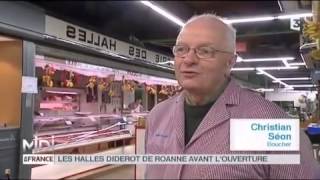 VU DICI  Les Halles Diderot de Roanne avant louverture [upl. by Kellsie]