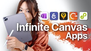 Top 5 Inifinite Canvas Apps in iPad You MUST Know [upl. by Llenral]