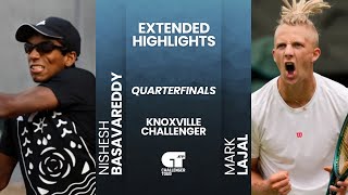 Nishesh Basavareddy vs Mark Lajal  QF Knoxville Challenger 2024  ATP Highlights [upl. by Aduhey]