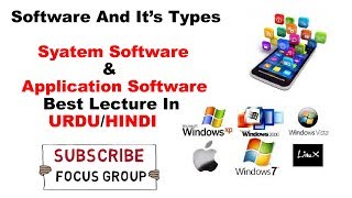 what Is Software and Its Types System Software amp Application Software lecture In UrduHindi [upl. by Laktasic]