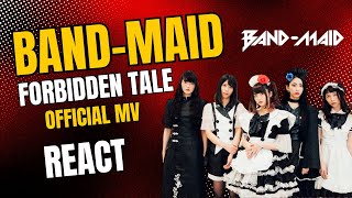 BANDMAID  Forbidden tale Official Music Video  Brazilian React [upl. by Mccall]