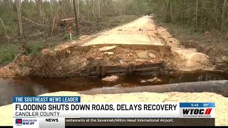 Candler Co continues repairing roads after torrential rainfall [upl. by Farrison]