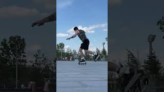 wizard trick freeskate skate inlineskates rollerskating skating wizardskating bigwheelblading [upl. by Nigen]