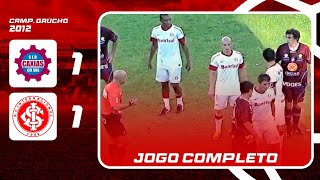 Caxias 1x1 Internacional  Campeonato Gaúcho 2012  Jogo Completo [upl. by Avuha804]