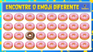 🍩 ENCONTRE O EMOJI DIFERENTE  REPETIDO  7 ERROS 💡 VivaMente [upl. by Bates]