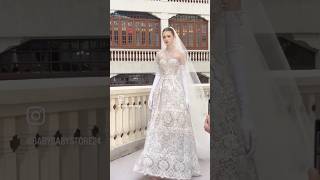 Fashion and stylesfashion wedding wedding runway dress hautecouture shorts [upl. by Gerhardine]