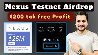 Nexus Testnet Airdrop  How to Run Nexus Node  Use Internet amp Earn Upto 200 Free Profit [upl. by Ilwain332]