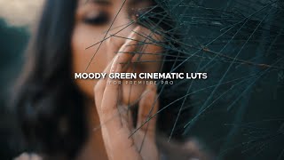 Moody Green Cinematic LUTs  Free Download  Nik Edits [upl. by Acysej752]