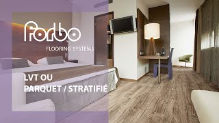 Sols PVC LVT ou parquetstratifié  Forbo Flooring Systems [upl. by Orelie970]