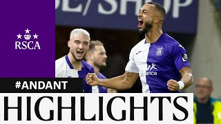 HIGHLIGHTS RSC Anderlecht  Antwerp  20232024 [upl. by Nicodemus]