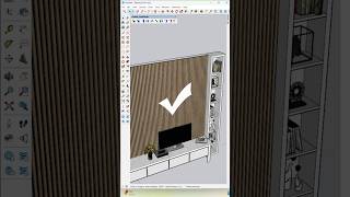 ✅Easy way to scale object without distorting the object youtubeshorts new sketchup viralvideo [upl. by Nhor529]