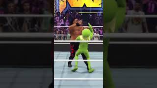 wwe Jacob futu versus Kermit the frog Kermit the frog got a contract with the WWE [upl. by Vedette]