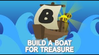 Roblox  Build a Boat for Treasure Building my ship  Glitches [upl. by Alley]