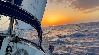 Night sail from Cyclades to Peloponnese Ep 61 [upl. by Nnylylloh]