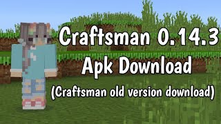 Craftsman old version download  Blue cow craft [upl. by Mastat]