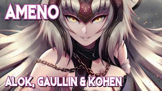 Nightcore  Ameno Alok Gaullin amp Kohen Lyrics [upl. by Erdne257]