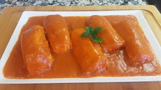 MERLUZA A LA VIZCAÍNA con una salsa deliciosa  receta fácil  rápida y espectacular [upl. by Ytram]