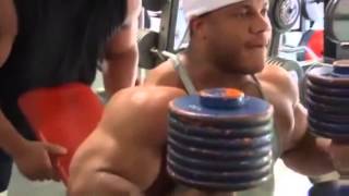 Phil heath  Inclined Dumbbell Press  workout [upl. by Ima]