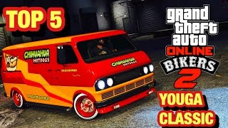 TOP 5 BEST PAINT JOBS OF THE NEW BRAVADO YOUGA CLASSIC  GTA V ONLINE [upl. by Nichani]