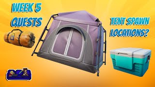 Week 5 Seasonal Quests  Claim an Abandon Tent  Fortnite Chapter 3 [upl. by Cerell670]