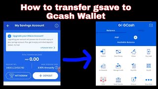 how to transfer gsave to gcash wallet in just one click 2021 update [upl. by Heidi832]