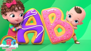 ABC Song With Yummy Cookies  Nursery Rhymes amp Kids Songs  Abc Little Learning Corner [upl. by Leiram875]