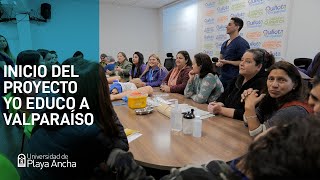 En Quillota se inició proyecto “Yo Educo a Valparaíso” de la UPLA [upl. by Ailat159]