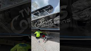 Nasco Marine clear bottom coating application Part Two centerconsolesonly [upl. by Livingstone]