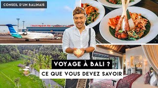 Voyage à Bali  10 choses IMPORTANTES à savoir   VLOG BALI 2021 [upl. by Nawed]