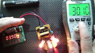 Playing with 12V DC to 220V AC Inverter Royer Oscillator [upl. by Kcirttap]