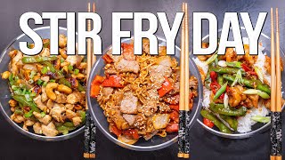 THREE INSANELY DELICIOUS STIR FRY RECIPES THAT WILL BLOW YOUR MIND 🤯  SAM THE COOKING GUY [upl. by Williams]