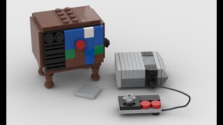 How To Build Lego Mini SET 71374  Nintendo Entertainment System [upl. by Delwin]