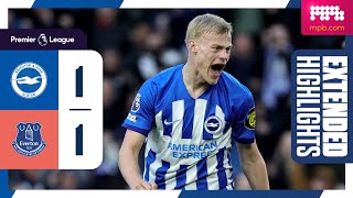 Extended PL Highlights Brighton 1 Everton 1 [upl. by Nekciv59]