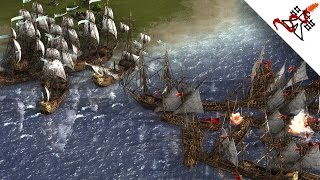 Cossacks 3  6P FFA INSANE NAVAL BATTLES amp INVASIONS  Multiplayer Gameplay [upl. by Schuman827]