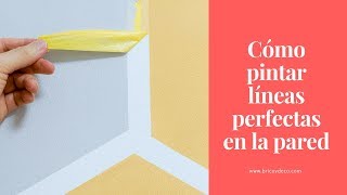 Aprende Cómo CREAR Líneas Perfectas en tu Pared ✅ PARTE II [upl. by Atthia305]