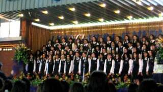 Coro Carmela Carvajal  Sound the Trumpet [upl. by Kenon660]