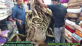 RAMACHANDRAN PURAM VINAYAKA HANDLOOMS WHOLESALER BLANKETS [upl. by Cirred]