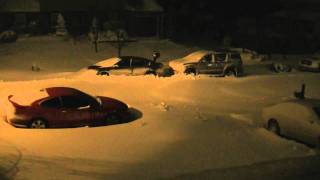 Time Lapse of New Jersey Blizzard  December 26 2010 [upl. by Nella]