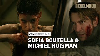 Sofia Boutella amp Michiel Huisman Talk Rebel Moon Part Two [upl. by Ernald]