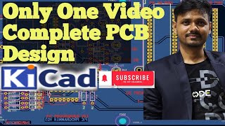 KiCAD 80 PCB Design Full Tutorial in Hindi Smps [upl. by Yunick]