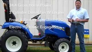 New Holland Boomer 24 Tractor [upl. by Racklin489]