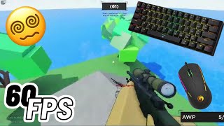 NoScope Sniping 🎯 60 Redragon Dragonborn Keyboard 🎹 Roblox Gameplay 🎮 60 FPS 720P ⚡ [upl. by Quinby675]