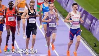 Jakob Ingebrigtsen looks the part in 1500m heat advances to final  Paris Olympics  NBC Sports [upl. by Ecnerrot343]