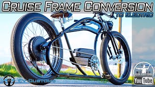 Chopper Bicycle Conversion to Electric 48V 1000W Hub Motor [upl. by Haidebez]