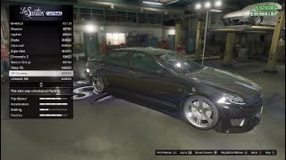 GTA Online Car Customization Benefactor Schafter LWB [upl. by Fosdick]