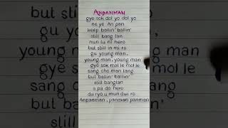 BTS 💜  ANPANMAN Lyrics REQUESTED lyrics bts kpop shorts shortsfeed youtubeshorts [upl. by Otxilac]